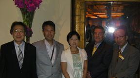 シロナドイツ副社長主催の夕食会